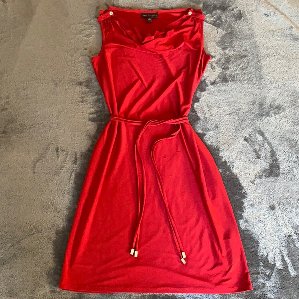 Size XS Dana Buchman red dress